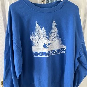 Women’s blue American Eagle crewneck